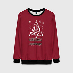 Женский свитшот Рождество в Хогвартс