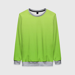 Женский свитшот Color lime green