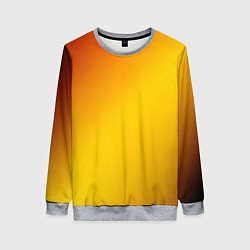 Женский свитшот Color yellow red gradient