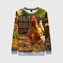 Свитшот женский Золотой хранитель двора, цвет: 3D-меланж