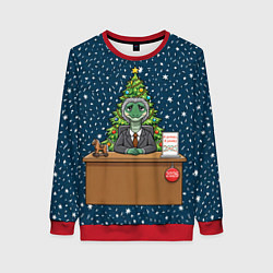 Женский свитшот Я устал - новогодний мем 2026