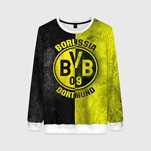 Женский свитшот Borussia Dortmund / 3D-Белый – фото 1