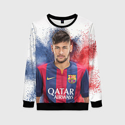 Свитшот женский Neymar FCB, цвет: 3D-черный