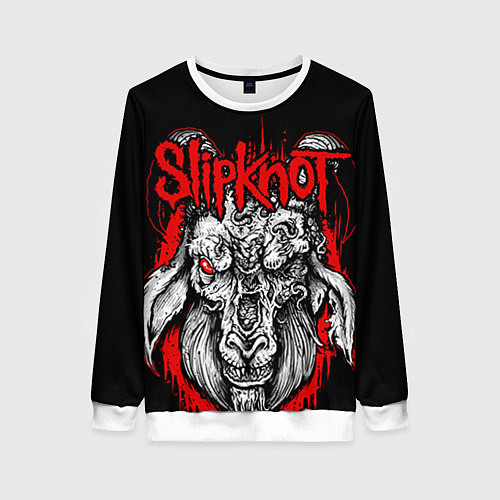 Женский свитшот Slipknot / 3D-Белый – фото 1
