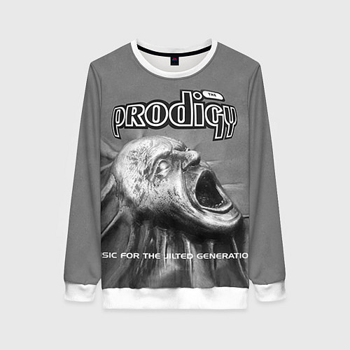 Женский свитшот The Prodigy: Madness / 3D-Белый – фото 1