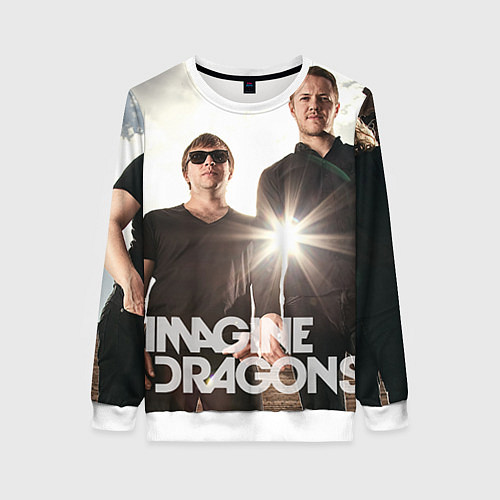 Женский свитшот Imagine Dragons / 3D-Белый – фото 1