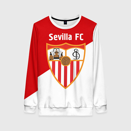 Женский свитшот Sevilla FC / 3D-Белый – фото 1