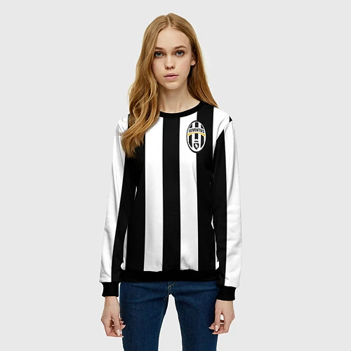 Женский свитшот Juventus: Tevez / 3D-Черный – фото 3