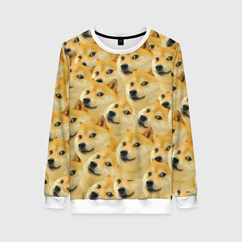 Женский свитшот Doge / 3D-Белый – фото 1