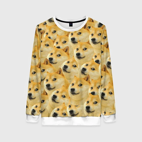 Женский свитшот Doge / 3D-Белый – фото 1