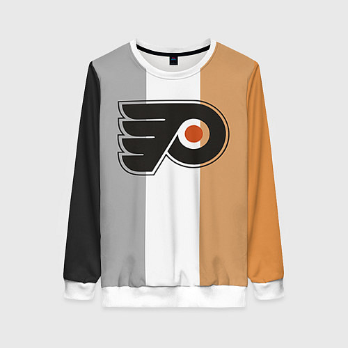 Женский свитшот Philadelphia Flyers / 3D-Белый – фото 1