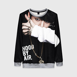 Свитшот женский BTS: Hood by air, цвет: 3D-меланж