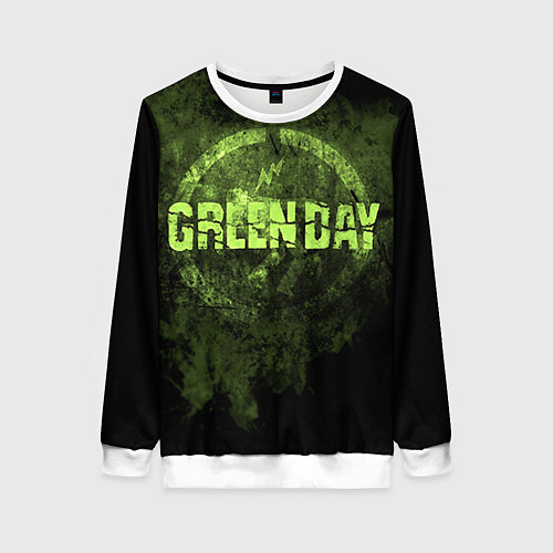 Женский свитшот Green Day: Acid Voltage / 3D-Белый – фото 1