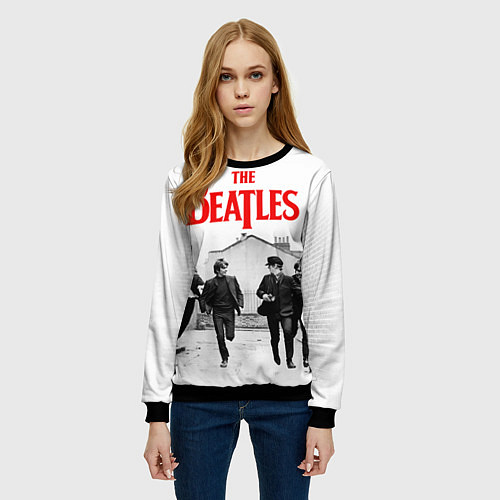 Женский свитшот The Beatles: Break / 3D-Черный – фото 3