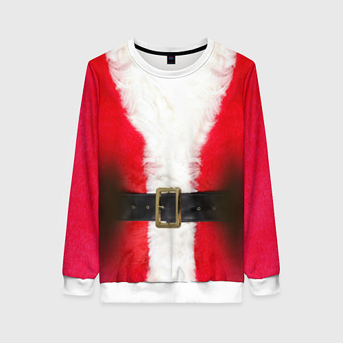 Женский свитшот Дед мороз / 3D-Белый – фото 1