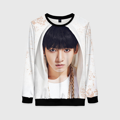 Женский свитшот Jeon Jung Kook / 3D-Черный – фото 1