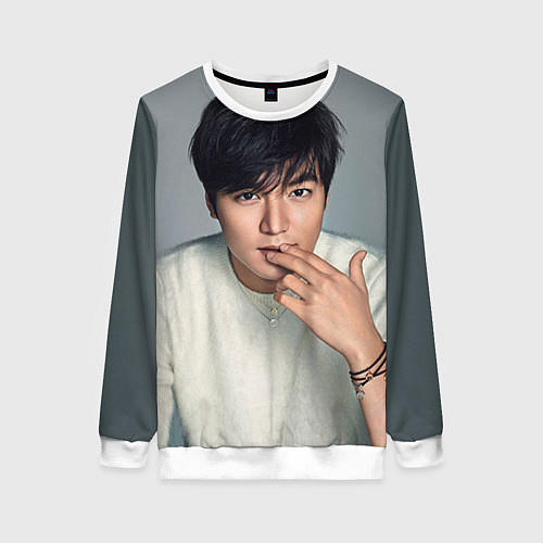 Женский свитшот Lee Min Ho / 3D-Белый – фото 1