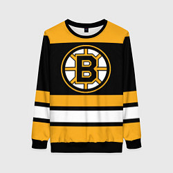 Свитшот женский Boston Bruins, цвет: 3D-черный