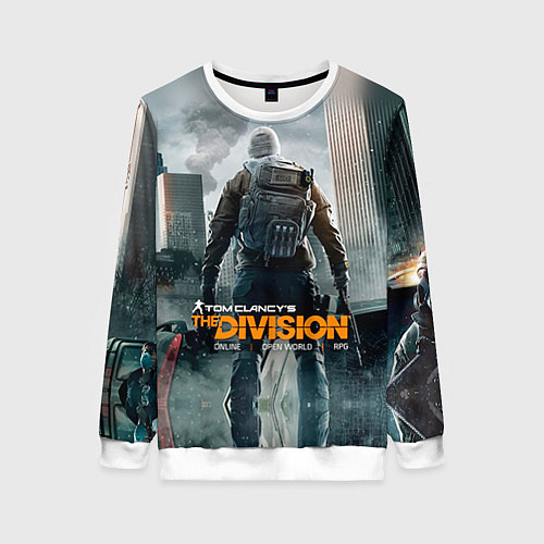 Женский свитшот Division / 3D-Белый – фото 1