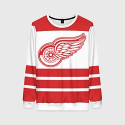 Свитшот женский Detroit Red Wings, цвет: 3D-белый