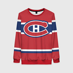 Свитшот женский Montreal Canadiens, цвет: 3D-красный