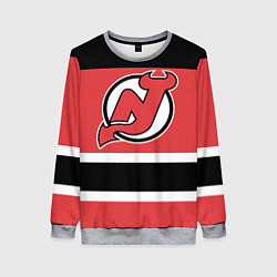 Свитшот женский New Jersey Devils, цвет: 3D-меланж