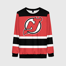 Свитшот женский New Jersey Devils, цвет: 3D-черный