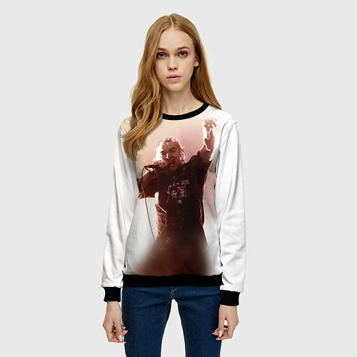 Женский свитшот Горшок / 3D-Черный – фото 3