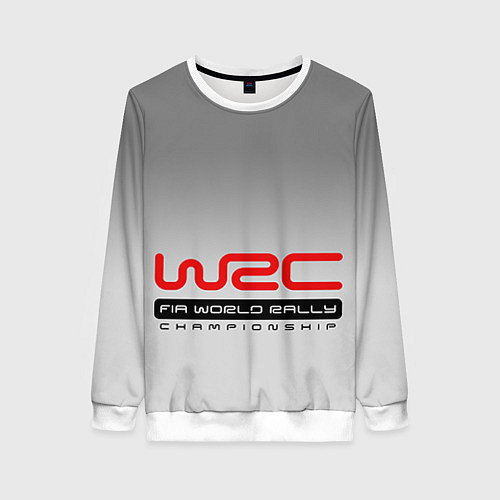 Женский свитшот WRC / 3D-Белый – фото 1