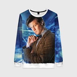 Свитшот женский 11th Doctor Who, цвет: 3D-белый