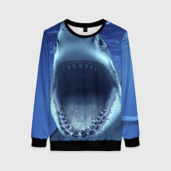 Женский свитшот Белая акула
