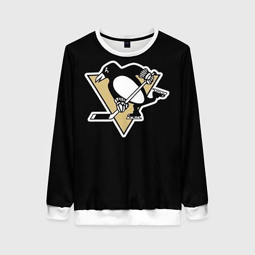 Женский свитшот Pittsburgh Penguins: Malkin / 3D-Белый – фото 1