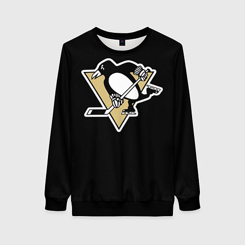 Женский свитшот Pittsburgh Penguins: Malkin / 3D-Черный – фото 1
