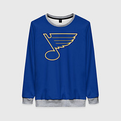 Свитшот женский St Louis Blues: Tarasenko 91, цвет: 3D-меланж