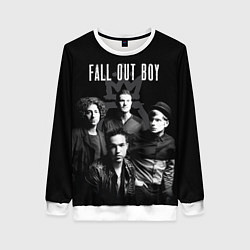 Свитшот женский Fall out boy band, цвет: 3D-белый