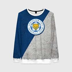 Свитшот женский Leicester City FC, цвет: 3D-белый