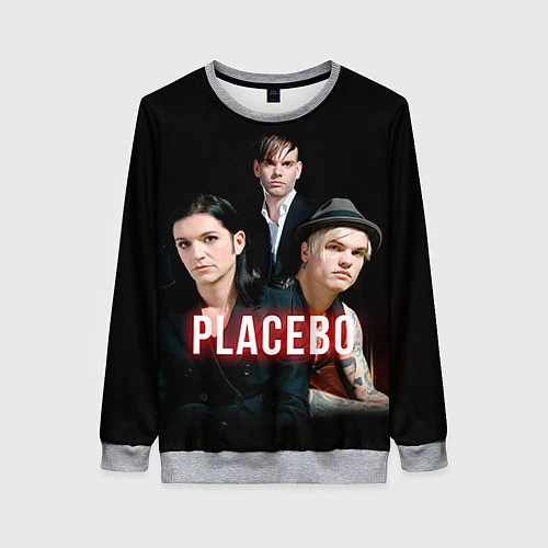 Женский свитшот Placebo Guys / 3D-Меланж – фото 1