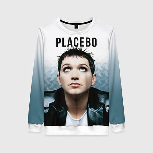 Женский свитшот Placebo: Brian Molko / 3D-Белый – фото 1