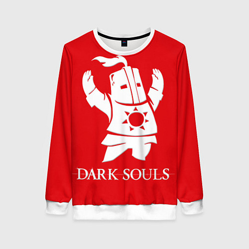 Женский свитшот Dark Souls / 3D-Белый – фото 1