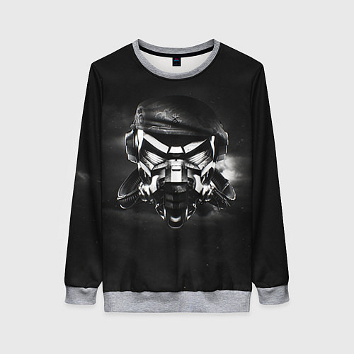 Женский свитшот Pirate Station: Dark Side / 3D-Меланж – фото 1