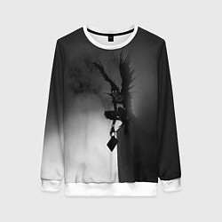 Свитшот женский Тетрадь смерти 6, цвет: 3D-белый