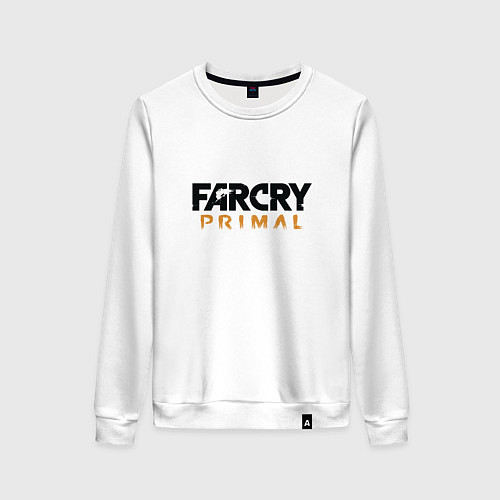 Женский свитшот Far Cry: Primal Logo / Белый – фото 1