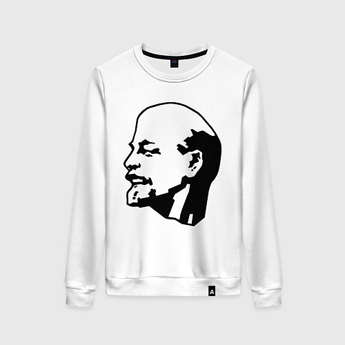 Женский свитшот Ленин: скульптура / Белый – фото 1