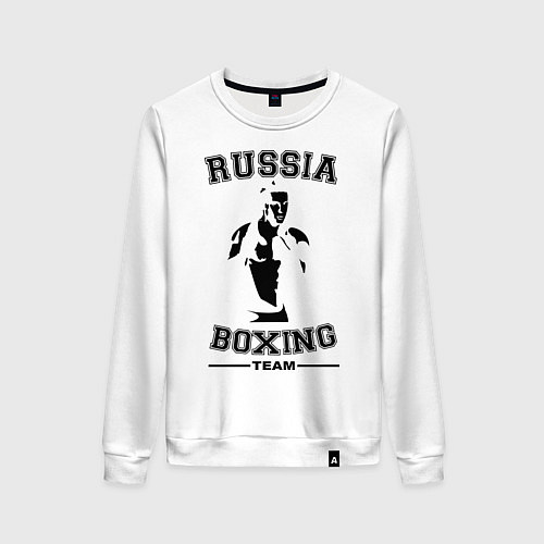 Женский свитшот Russia Boxing Team / Белый – фото 1