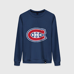 Свитшот хлопковый женский Montreal Canadiens, цвет: тёмно-синий