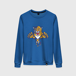 Свитшот хлопковый женский Florida Panthers, цвет: синий