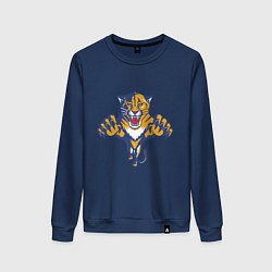 Свитшот хлопковый женский Florida Panthers, цвет: тёмно-синий