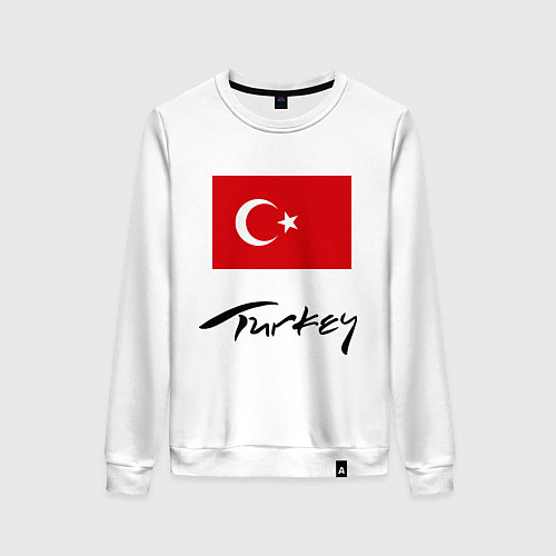 Женский свитшот Turkey / Белый – фото 1