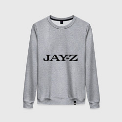 Свитшот хлопковый женский Jay-Z, цвет: меланж