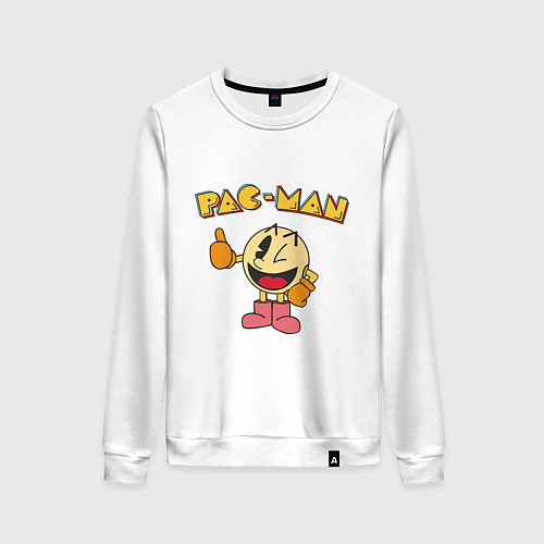 Женский свитшот Pac-Man / Белый – фото 1